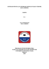 Image of Estimasi Penjualan Sembako Menggunakan Teknik Data Mining