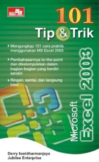 Image of 101 TIP & TRIK MICROSOFT EXCEL 2003