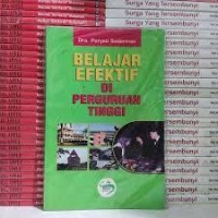 Image of BELAJAR EFEKTIF DI PERGURUAN TINNGI