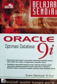 Image of BELAJAR SENDIRI ORACLE OPTIMASI DATABASE 9i