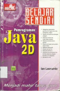 BELAJAR SENDIRI PEMROGRAMAN JAVA 2D
