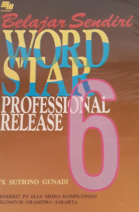 Image of BELAJAR SENDIRI WORD STAR PROFESSIONAL RELEASE 6