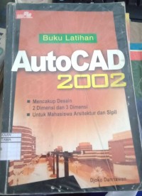 Image of BUKU LATIHAN AUTOCAD 2002