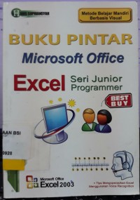 Image of BUKU PINTAR MICROSOFT OFFICE EXCEL SERI JUNIOR PROGRAMMER