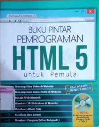 Image of BUKU PINTAR PEMROGRAMAN HTML 5 UNTUK PEMULA
