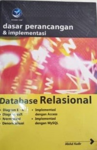 Image of DASAR PERANCANGAN & IMPLEMENTASI DATABASE RELASIONAL