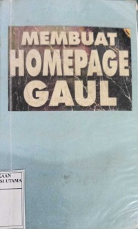 Image of MEMBANGUN HOMEPAGE GAUL