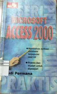 Image of MICROSOFT ACCESS 2000