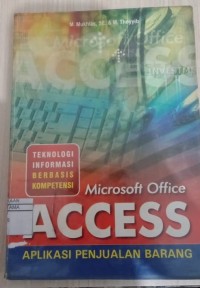 Image of MICROSOFT OFFICE ACCESS APLIKASI PENJUALAN BARANG