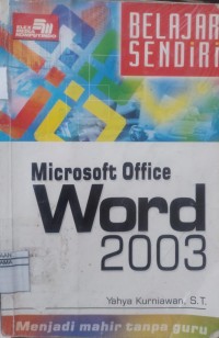 MICROSOFT OFFICE WORD 2003