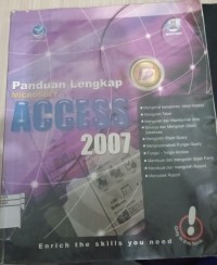 Image of PANDUAN LENGKAP MICROSOFT ACCESS 2007