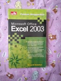Image of PANDUAN MENGGUNAKAN MICROSOFT OFFICE EXCEL 2003