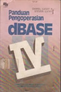 Image of PANDUAN PENGOPERASIAN DBASE IV