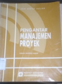 PENGANTAR MANAJEMEN PROYEK
