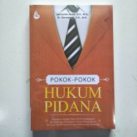 Pokok-Pokok Hukum Pidana