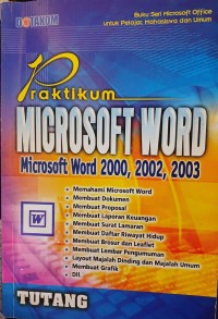 Image of PRAKTIKUM MICROSOFT WROD UNTUK PELAJAR, MAHASISWA DAN UMUM