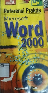 Image of REFENSI PRATIS MIROSOFT WORD 2000