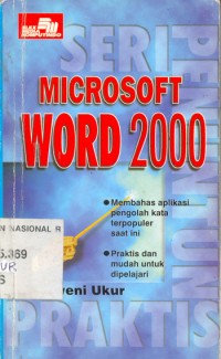 Image of SERI PENUNTUN PRAKTIS MICROSOFT WROD 2000
