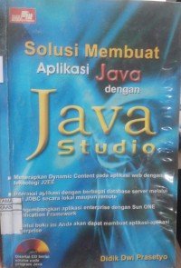 SOLUSI MEMBUAT APLIKASI JAVA DENGAN JAVA STUDIO