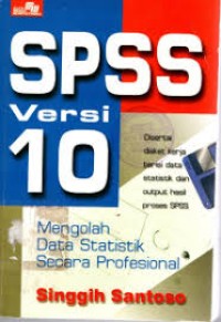 Image of spss versi 10 mengolah data statistik secara profesional