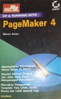 Image of UP & RUNNING WITH PAGEMAKER 4