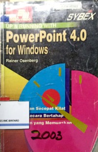 Image of UP & RUNNING WITH POWERPOINT 4.0